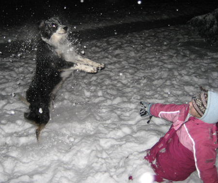 Snow is fun!